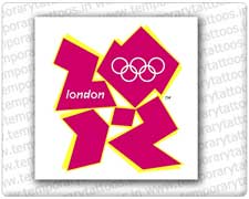 Urgent Custom London 2012 Olympics Temporary Tattoos